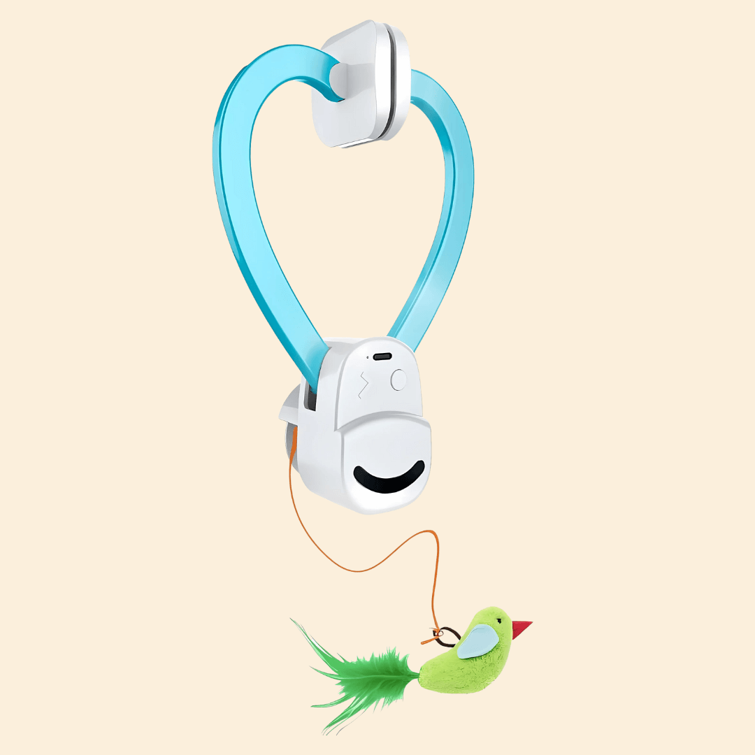 The Original Catpick® Silent Hunter: Realistic Flying Bird Teaser