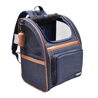 GooPaws Adventure Pet Carrier Backpack – Expandable, Breathable Mesh & Collapsible for Dogs & Cats (Up to 25 lbs) – Ideal for Hiking, Camping & Travel