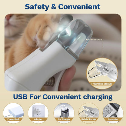 2 in 1 Cat Nail Clippers Trimmers