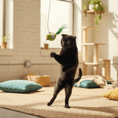 The Original Catpick® Silent Hunter: Realistic Flying Bird Teaser