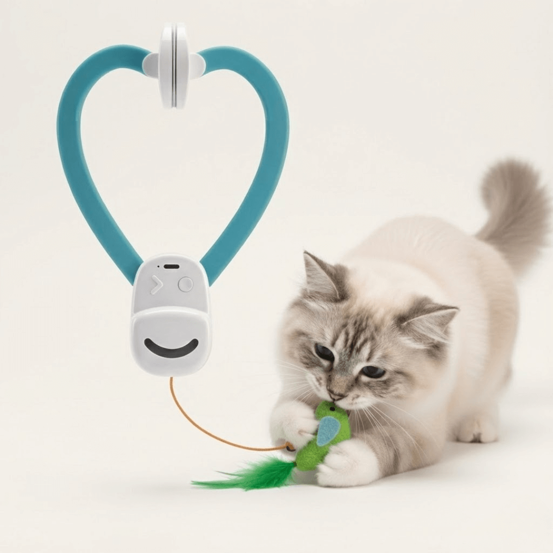 The Original Catpick® Silent Hunter: Realistic Flying Bird Teaser