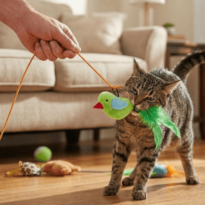 The Original Catpick® Silent Hunter: Realistic Flying Bird Teaser